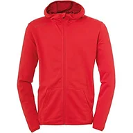 Kurtki męskie - uhlsport Uhlsport Essential Hood kurtka męska, czerwona, M 100519604 - miniaturka - grafika 1