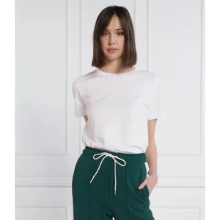 Calvin Klein T-shirt SMOOTH COTTON | Regular Fit - Koszulki i topy damskie - miniaturka - grafika 1