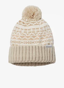 Czapka zimowa Columbia Sweater Weather Pom Beanie - chalk madras - Czapki męskie - miniaturka - grafika 1