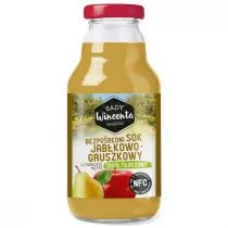 Sady Wincenta Sok 100% jabłkowo-gruszkowy naturalnie mętny tłoczony NFC 330 ml - Soki i napoje niegazowane - miniaturka - grafika 1