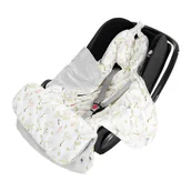 Otulacze - Otulacz do fotelika i wózka Kangurek - Rozkwitajki - miniaturka - grafika 1