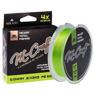 Plecionka MIKADO M-Craft Braid 0.04 mm / 150 m Jasnozielony - Żyłki wędkarskie - miniaturka - grafika 1