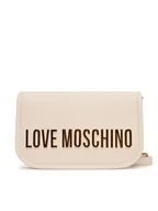 Torebki damskie - LOVE MOSCHINO Torebka JC4028PP1NKD0110 Beżowy - miniaturka - grafika 1