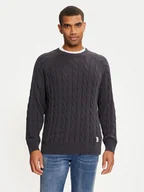 Swetry męskie - Pepe Jeans Sweter Camdem PM702455 Granatowy Regular Fit - miniaturka - grafika 1