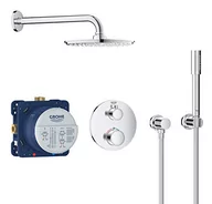 Akcesoria do armatury i ceramiki - Grohe 34732000 Grohtherm THM set shower round +show.set - miniaturka - grafika 1