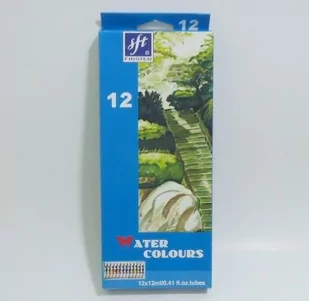 Titanum Farby Akwarelowe 12 Kolorów JBTUMF0UC037482 - Zabawki kreatywne - miniaturka - grafika 1