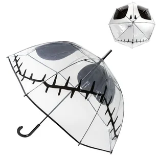 CERDÁ LIFE'S LITTLE MOMENTS Parasol koszmarny przed świętami Bożego Narodzenia dla dorosłych - Czarny i biały - Ręczne otwieranie - Konstrukcja Jack Skellington - Oryginalny produkt zaprojektowany w - Parasole - miniaturka - grafika 1