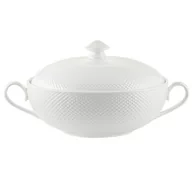 Inne naczynia kuchenne - Waza Porcelanowa Biała 2,5 Litra Bari White Villa Italia - miniaturka - grafika 1