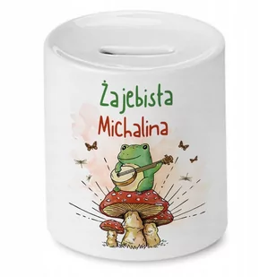 Skarbonka Dla Michaliny na Urodziny Prezent z Nadrukiem ze Zdjęciem - Skarbonki - miniaturka - grafika 1