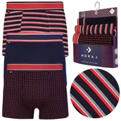 Majtki męskie - 3x Bawełniane BOKSERKI MĘSKIE Majtki PREMIUM 3 Pak MORAJ Zestaw r. XXL - miniaturka - grafika 1