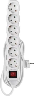 Emos Power Strip SCHUKO with switch - 6 sockets, 5.0m, 1,5mm2 - Listwy zasilające - miniaturka - grafika 1