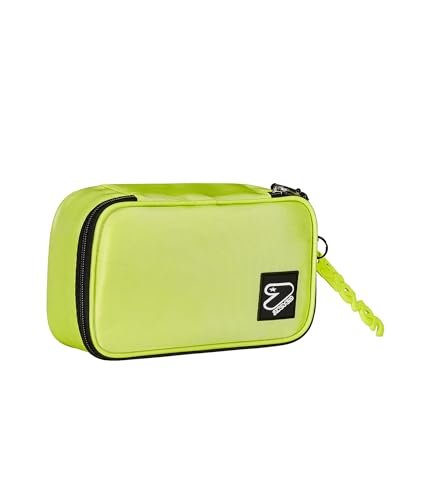 Seven Piórnik szkolny Quick Case Tech. Żółty, z długopisami, ołówkami, kolorami, akcesoriami do plecaka, Żółty, Taglia Unica, nowoczesny