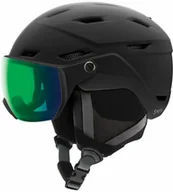 Kaski narciarskie - SMITH Survey Matte Black ChromaPop Everyday Green Mirror 2022 - miniaturka - grafika 1
