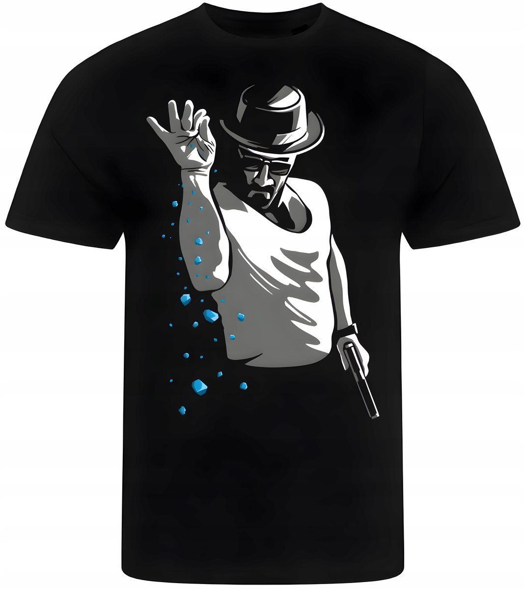 KOSZULKA MĘSKA NADRUK BRAKING BAD FILMOWA PREZENT PREMIUM L