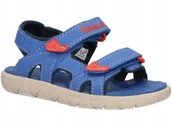 Buty dla dziewczynek - Timberland Dziecięce Sandały Niebieskie 21 Żio - miniaturka - grafika 1