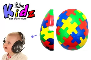 Wymienne nakładki na słuchawki ochronne, Edz Kidz - puzzle - Zabezpieczenia dla dzieci - miniaturka - grafika 1