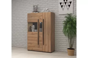 Komoda przeszklona dwudrzwiowa Tulsa 42 - dąb grandson - Komody Komoda przeszklona dwudrzwiowa Tulsa 42 - dąb grandson - Komody - miniaturka - grafika 4