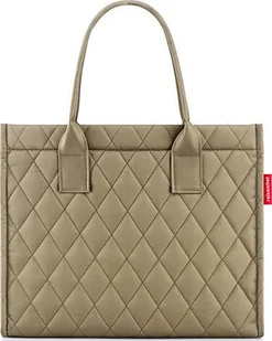 Torba Daily Shopper pikowana oliwkowa - Torebki damskie - miniaturka - grafika 1