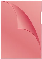 Koszulki na dokumenty - Q-Connect Obwoluta typu L, PP, A4, groszkowa, czerwona KF00306 - miniaturka - grafika 1