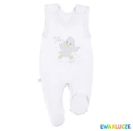 Pajacyki dla niemowląt - ŚPIOCH NEWBORN BIAŁY Ewa Klucze - 56 - miniaturka - grafika 1