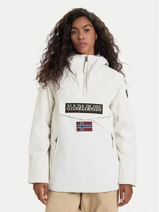 Napapijri Kurtka anorak Rainforest NP0A4GM6 Écru Regular Fit - Kurtki damskie - miniaturka - grafika 1