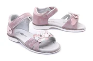 Buty dla dziewczynek - WOJTYŁKO 2S40121 róż, sandały dziecięce, rozmiary: 24-27 - Wojtyłko - miniaturka - grafika 1