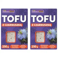 Produkty wegańskie i wegetariańskie - NaturaVena Tofu kostka z czarnuszką Zestaw 2 x 250 g - miniaturka - grafika 1