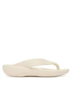 Klapki i japonki damskie - Crocs Japonki Mellow Recovery Flip 211100 Szary - miniaturka - grafika 1