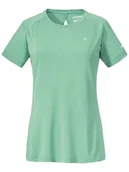Koszulki sportowe damskie - Schöffel Koszulka funkcyjna "Boise2" w kolorze zielonym - miniaturka - grafika 1