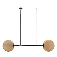 Lampy sufitowe - Lampa wisząca Minimal - kolor brązowy - 9375 - miniaturka - grafika 1