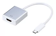 Złącza, przejściówki, adaptery - 1 Spacetronik Adapter USB-C 3 na HDMI DM-TC-003 - miniaturka - grafika 1