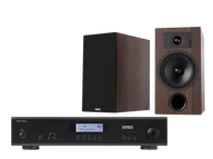 Zestawy stereo - Rotel A11 Tribute (czarny) + Tesi 3 (mokka) - miniaturka - grafika 1