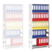 Szafy i regały magazynowe - B2B Partner regał na segregatory, regał dodatkowy 555119 - miniaturka - grafika 1