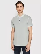 Koszulki męskie - Hugo Boss Polo Prime 50468576 Szary Slim Fit - miniaturka - grafika 1