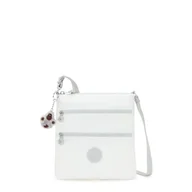 Torebki damskie - Kipling Damskie Keiko Crossbody, Vivid White, Żywy biały - miniaturka - grafika 1