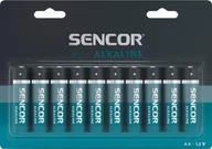 Baterie i akcesoria - Sencor Bateria alkaliczna, AA LR6, AA, 1.5V, Sencor, blistr, 10-pack - miniaturka - grafika 1