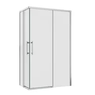 Kabiny prysznicowe - Kabina prysznicowa prostokątna Remix 120 x 70 x 195 cm chrom Sensea - miniaturka - grafika 1