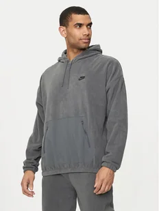 Nike Polar FB8388 Szary Oversize - Bluzy męskie - miniaturka - grafika 1