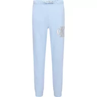 Spodnie sportowe damskie - CALVIN KLEIN JEANS Spodnie dresowe | Regular Fit - miniaturka - grafika 1