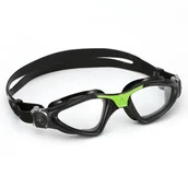 Pływanie - Aqua Sphere Okulary pływackie KAYENNE przezroczyste szkła zielony czarny - miniaturka - grafika 1