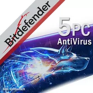 Programy antywirusowe - Bitdefender AntiVirus Plus 5PC/3Lata - miniaturka - grafika 1
