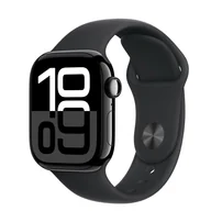 Smartwatch - Apple Watch 10 GPS + Cellular 42mm z aluminium onyksu pasek sportowy M/L Czarny - miniaturka - grafika 1
