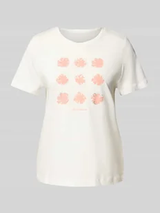 T-shirt o kroju regular fit z czystej bawełny - Koszulki i topy damskie - miniaturka - grafika 1