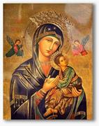 Ikony i obrazy sakralne - Matka Boża Nieustającej Pomocy, nowoczesny obraz religijny plexi - miniaturka - grafika 1