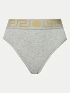 Majtki damskie - Versace Figi klasyczne z wysokim stanem Greca Border AUD01050 Szary - miniaturka - grafika 1