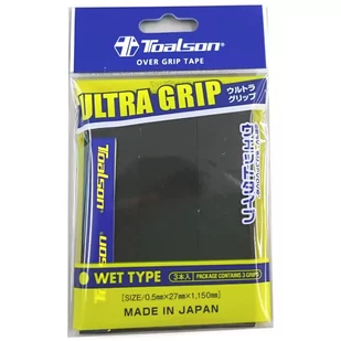 Owijka Toalson ULTRAGRIP x 3 czarna - Tenis ziemny - miniaturka - grafika 1
