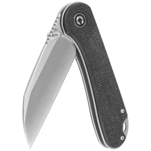 Nóż składany Civivi Elementum Wharncliffe Black Canvas Micarta, Satin Nitro-V (C18062AF-3) - Noże - miniaturka - grafika 6