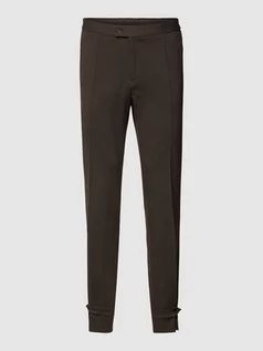 Spodnie męskie - Spodnie do garnituru z mieszanki wiskozy - grafika 1