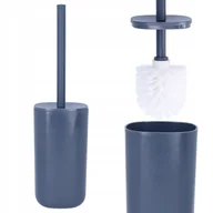 Akcesoria do wc - Szczotka do wc toalety toaletowa stojak granatowy - miniaturka - grafika 1