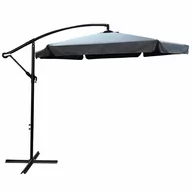 Parasole ogrodowe - PARASOL OGRODOWY CYNIA CIEMNOSZARY - miniaturka - grafika 1